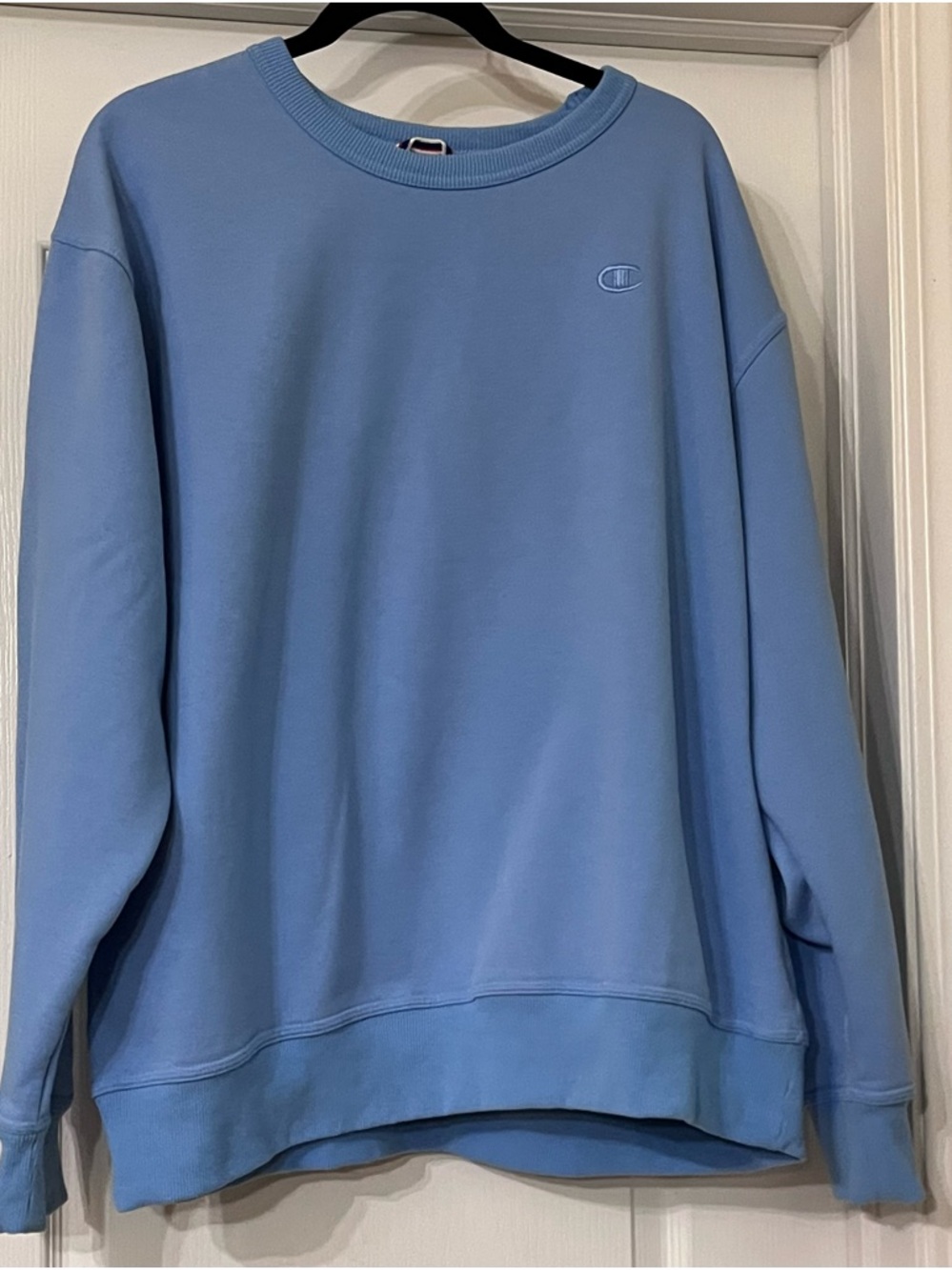 Champion Authentic Athleticwear XL Light Blue Crewneck Pullover Sweatshirt